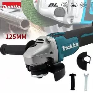 2025 마키타 18V 125mm DGA404 브러시리스 리튬 전기 앵글 그라인더 충전식 절단기 고출력 광택기