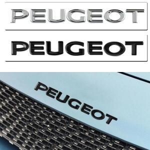 푸조 호환 5008 408 308 랜드트렉 208 리프터 301 108용 호환 자동차 차량용 호환 금속 크롬 글자 장식 데