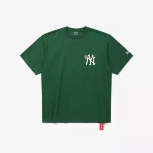 [뉴에라](광주신세계)MLB 뉴욕 양키스 챔피언스 링 티셔츠 포레스트 그린 15147548