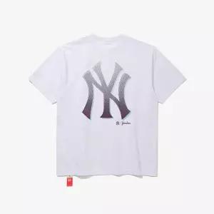 [뉴에라](광주신세계)MLB 뉴욕 양키스 하프톤 티셔츠 헤더 그레이 15147537