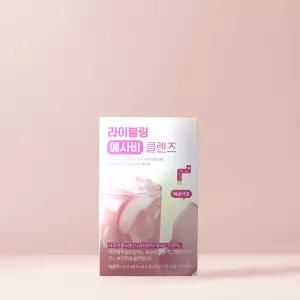 풀라이트 라이블링 애사비 클렌즈 식초탄산 복숭아맛 30포 1박스