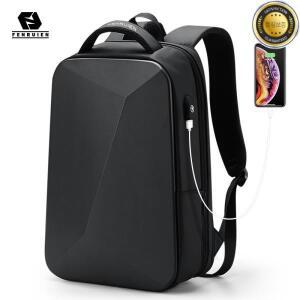 Fenruien 브랜드 노트북 배낭 도난 방지 방수 학교 USB 충전 남자 비즈니스 여행 가방 새로운 디자인