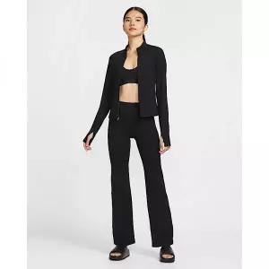 NIKE 나이키 젠비 여성 하이웨이스트 플레어 노 프론트 심 레깅스 - 블랙쿨 그레이 II5224-010 1885258