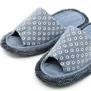 초미세사 실내용 청소 슬리퍼 발바닥 거실화 걸레실내화 걸레슬리퍼