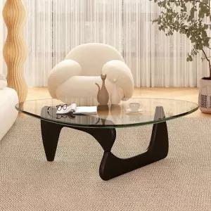 거실 좌식 강화유리 탁자 테이블 티테이블