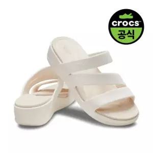 [TAG가 59,900원]크록스 여성 보카 스트래피 웨지 샌들 W OYS (26SWSD207434)