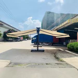 양방향파라솔 이동식어닝 카페테라스 노점 천막 포장마차