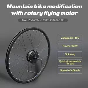 고속 브러시리스 전기 자전거 기어 허브 모터 전자 앞바퀴 뒷바퀴 드라이브 PASION 36V 48V 250W 350W