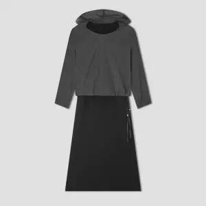 [스타필드 안성 클라비스] 후드 블라우스+슬리브리스 원피스SET CVOWF3703Q