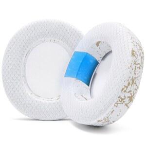 [미국배송] WC 프리즈 노바 프로 무선 - 아크티스 및 엘리트용 쿨링 젤 이어패드(다른 모델에 적합하지 않음) 위키드 쿠션 엑스트라 도톰하고 편안함 | 골드 마블