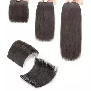 뒤통수볼륨패드 여성 옆머리 볼륨 붙임머리 윗머리 부분가발 30cm