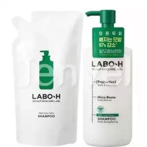 라보에이치 탈모 완화 샴푸 400ml+리필400ml LABO H 두피강화 삼푸
