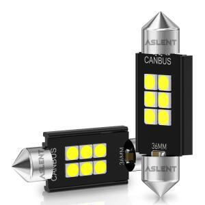 10pcs C5W C10W LED 전구 Canbus 31MM 꽃줄 자동 인테리어 돔 라이트 독서 번호판 램프 6000K 화이트