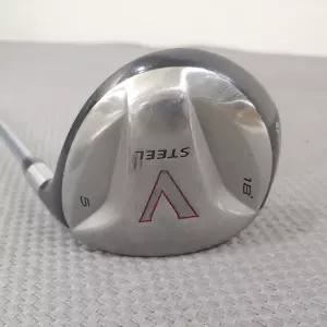 중고 테일러메이드 V STEEL 5번 18도 우드 스틸 강도X RIFLE FCM7.0