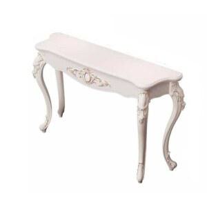 엔틱 미 솔 빈티지 화이트 빈티지콘솔 테이블 현관 앤틱 장식장 가구 라인 반원형 거실