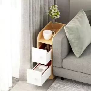 거실 틈새 협탁 쇼파옆 슬림 서랍장 미니 좁은 폭좁은