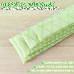 1개 형광 튜빙 미끄럼 방지 튜브 비율 수축 절연용 DIY 열수축 전기 또는 낚싯대