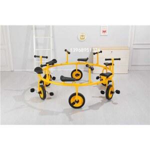 다인용 회전 동그라미 자전거 놀이기구 야외 4인승 캠핑