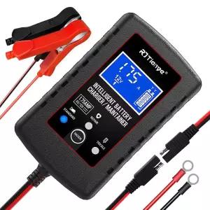 자동차 자동 플로트 충전기에 대 한 6V 12V 2A 스마트 배터리 충전기 오토바이 잔디 깎는 기계 트랙터 납산