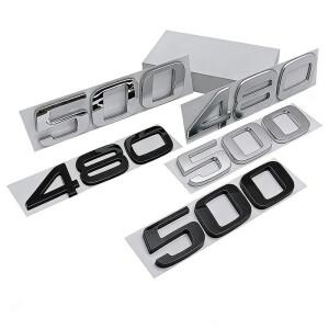 볼보 트럭용 480 500 대형 디지털 마크 자동차 스티커, 5도어 라벨 번호 액세서리, 리어 트렁크 개조 엠블