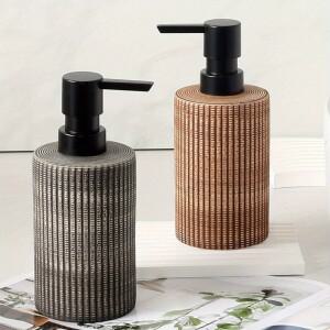 세라믹 젤 홀더 휴대용 로션 디스펜서 비누 펌프 샴푸 용기 욕실 주방 세제 설치 불필요