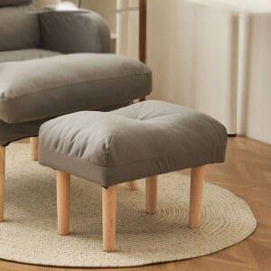 리클라이너 사각 미니 발받침 손님침대 낮은 거치대 뉴트론 두꺼운 45cm 미니쇼파 그레이