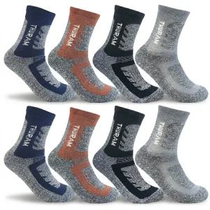 이제이 남자 남성 두꺼운 장목 등산양말 작업용 스포츠 양말 8켤레