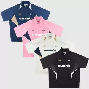 [하프클럽/엄브로]엄브로 HBL BLOKE 스탠넥 우븐 반팔 아노락 UQ223CWT52