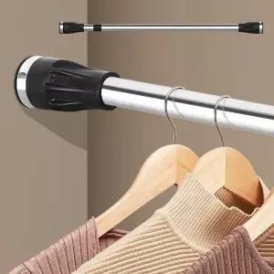 원형압축봉 200 욕실 욕조 화장실커튼 긴 샤워커튼봉 파이프 설치 미니 옷걸이봉 강력