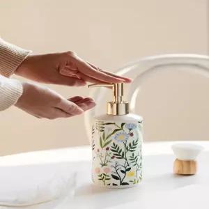 욕실 세라믹 샴푸통 로션통 세제통 바디워시 호텔용 주방