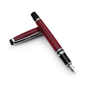 FPR AMBASSADOR 울트라 플렉스 만년필 포함 카트리지 펜촉 컨버터 버건디 세트
