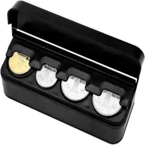 차량 교체용 베이둬양 코인 홀더 보관 머니 디스펜서 캐시 박스 트럭 액세서리 케이스 실버 달러