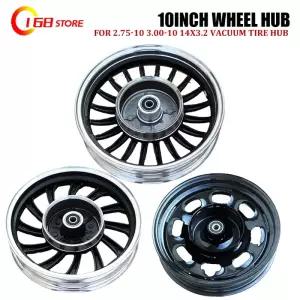알루미늄 링 스틸 진공 두꺼운 전기 삼륜차 앞바퀴 및 뒷바퀴 3.00-10 휠 허브 2.75-10 수정 14x3.2