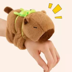 손목에 착 애착 꼬리 흔드는 카피바라 팔찌 손목 인형 카피바라
