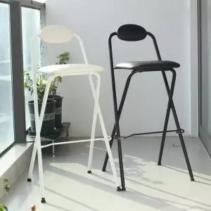 접이식 높은의자 홈바 폴딩 키높이 바체어 가죽쿠션