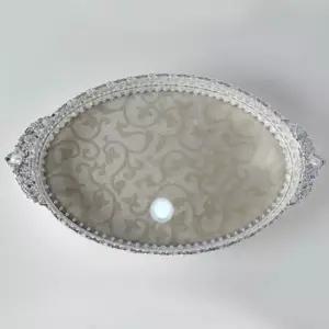 우드정리함 퀸스실버 엔틱 트레이(사이즈-대)