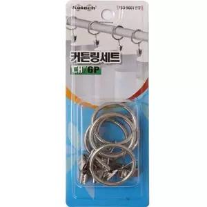 커텐링세트6p_대k_3969 DIY 커텐링 커튼부자재 커튼걸이 커텐걸이