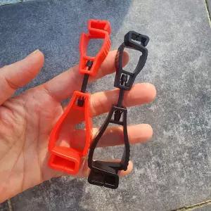 휴대용 장갑걸이 카라비너 장갑홀더 버클 노가다 등산 골프장갑 홀더 공구