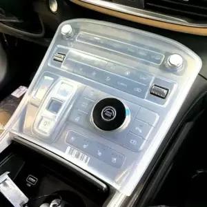 자동차소품 더뉴싼타페 센터페시아 버튼패널보호 실리콘 스킨