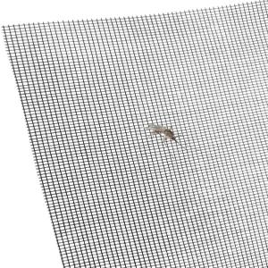 39 x59 블랙 유리 섬유 창문 방충망 수리 키트 - 문 베란다 파티오 슬라이딩 스크린 도어용 DIY 조절식