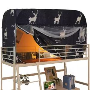 인용 난방텐트 원터치 2층 방한 텐트 침대 사각 보온 수면