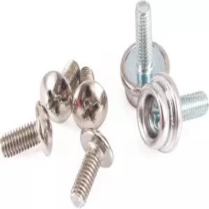 청소년 야구 헬멧용 LJHYSD 마스크 나사 축구 범용 하드웨어 키트 스테인리스 스틸 스하키 스포츠 수리 6개