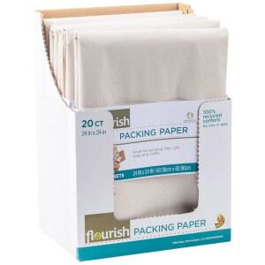 브랜드 100% 재활용 포장재, 24인치 x 24인치, 브라운, 총 120장(287534장)