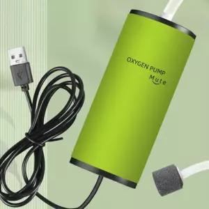USB 수족관 에어펌프 초저소음 필터 산소발생기 어항 휴대용 산소공급기 가정용 사무실용 에너지 절약