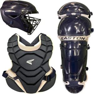 이스턴 블랙 매직 2.0 청소년 포수 세트 9세~12세 - NOCSAE 인증 헬멧 가슴 보호대 및 다리 보호대가