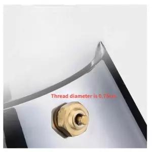 커피 머신 추출기 부품 악세사리 모카 포트 용 알루미늄 압력 릴리프 밸브 액세서리 1 개