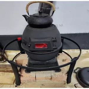 주물 화목 난로 불멍 실내 히터 펠릿 만들기 미니 나무 업소용 주물난로 세트 펜션 연통