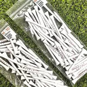 [골드스마일]미들티 골프 꽂이 티 연습장 비거리 플라스틱 골프플라스틱티