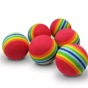 [골드스마일]안전 골프공 레인보우 스펀지 골프 실내 연습 트레이닝 공
