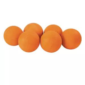 Excellerations 6 Dia. 오렌지 품질 고무 놀이터 볼 - 6개 세트